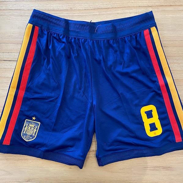 SHORT ESPAÑA AZUL - MUNDIAL 2026 - NUMERO 8 1