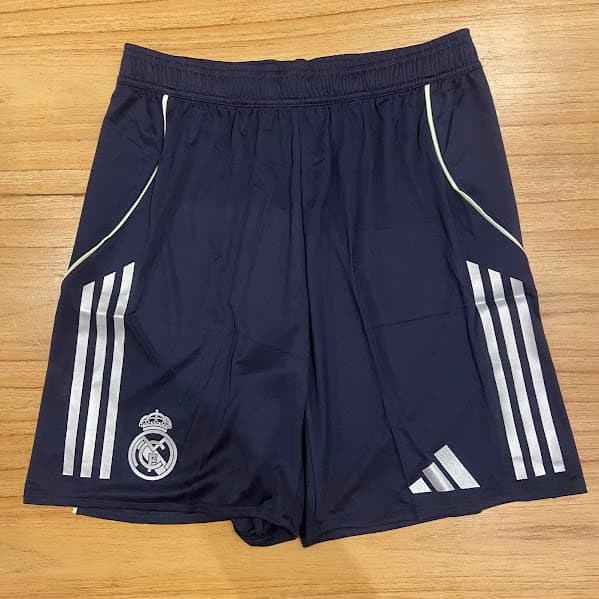 SHORT REAL MADRID AZUL OSCURO - 25/26 - SIN NUMERO 1