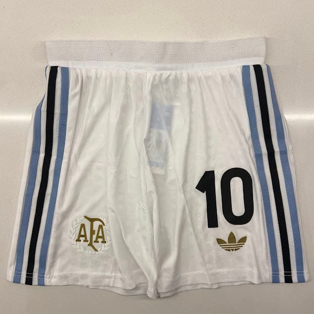 SHORT ARGENTINA BLANCO - ANIVERSARIO 50 - NUMERO 10