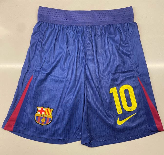 SHORT BARCELONA AZUL - 25/26 - NUMERO 10