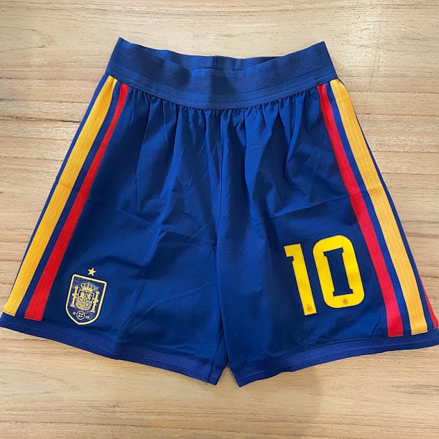 SHORT ESPAÑA AZUL - MUNDIAL 2026 - NUMERO 10