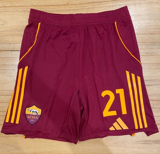 SHORT ROMA BORDO - 25/26 - NUMERO 21 1