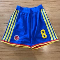 SHORT COLOMBIA AZUL - MUNDIAL 2026 - NUMERO 8
