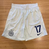 SHORT INTER BLANCO - 25/26 - NUMERO 17