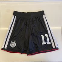 SHORT ALEMANIA NEGRO - MUNDIAL 2026 - NUMERO 11