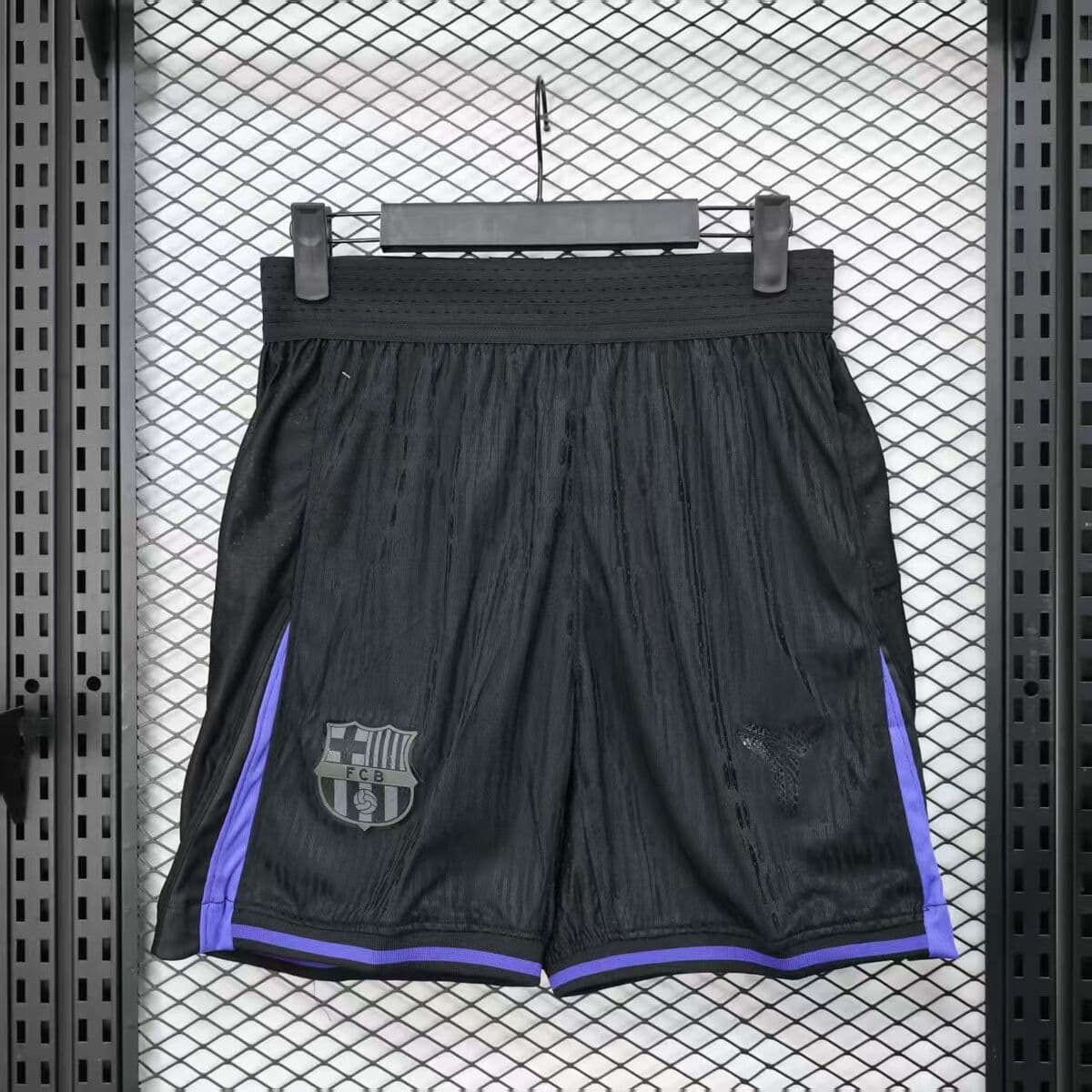 Short Barcelona Negro con Violeta