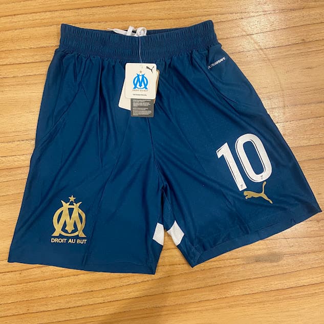 SHORT OL MARSELLA TURQUESA - 25/26 - NUMERO 10